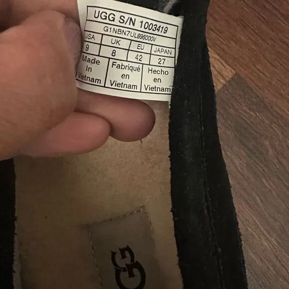UGG Men's Black Loafers