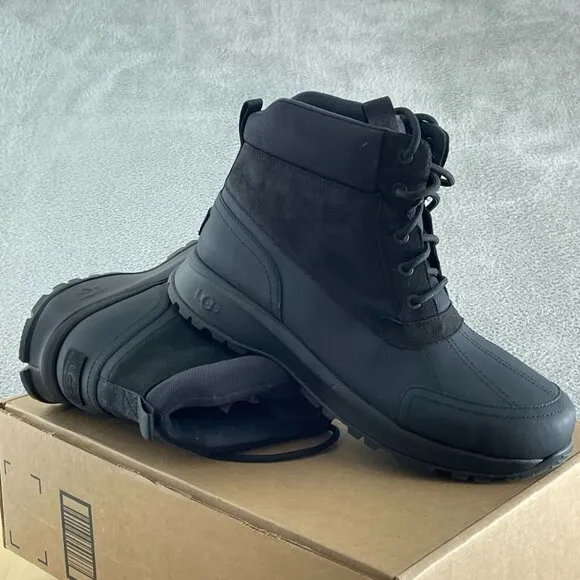 UGG Men's Emmett Duck Boot Black 13 Durable Rubber Sole NWOB S016