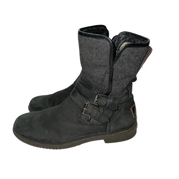 UGG Simmens Waterproof Leather  Woman Shoes Size 7