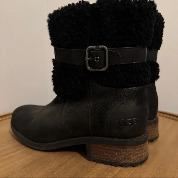UGG‎ Women Blayre II Shearling GenuineCuff Suede Boots
