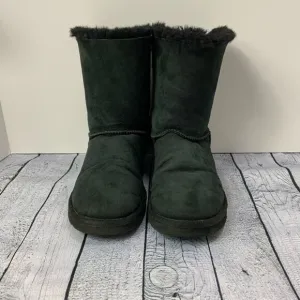 UGG Australia black bow tie boots