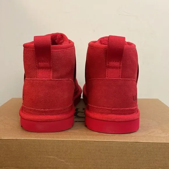 UGG Neumel II Graphic Boots Red USA Women Size 7/UK 5/EU 38