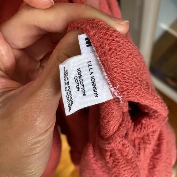 Ulla Johnson Pink Puff Sleeve Dress