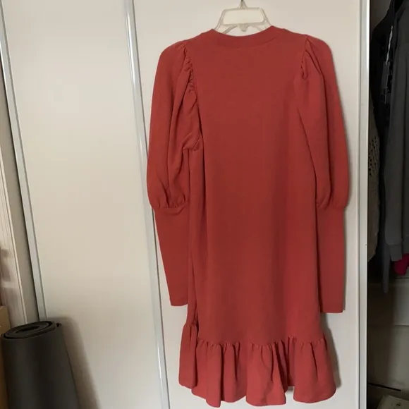 Ulla Johnson Pink Puff Sleeve Dress