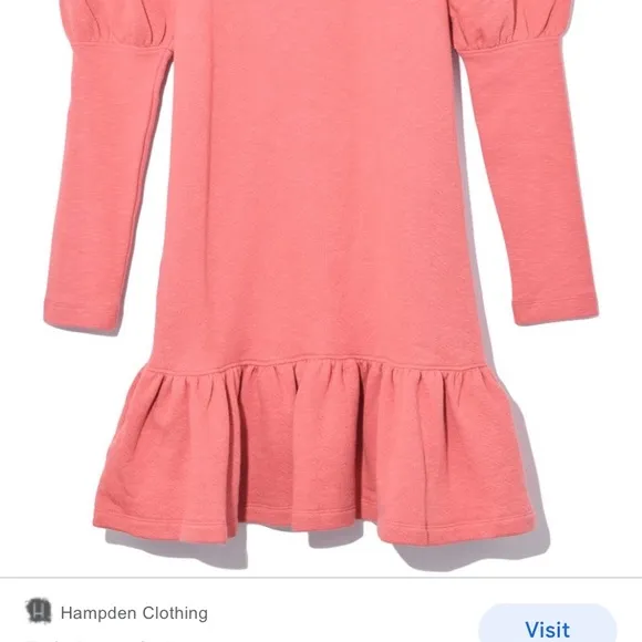 Ulla Johnson Pink Puff Sleeve Dress
