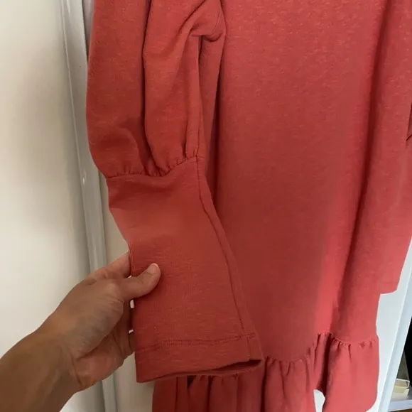 Ulla Johnson Pink Puff Sleeve Dress