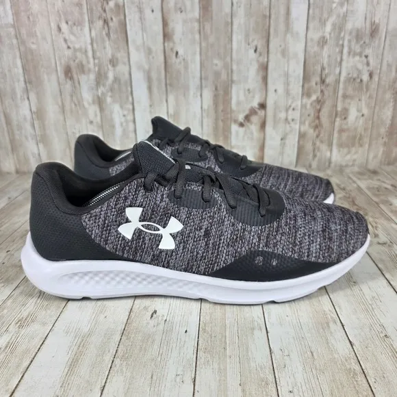 Under Armour Charged Pursuit 3 Running‎ Shoes Lightweight Gray White Mens 13
