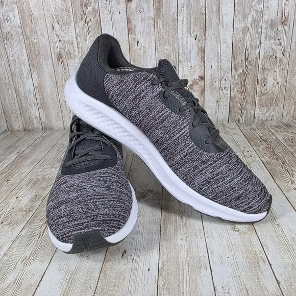 Under Armour Charged Pursuit 3 Running‎ Shoes Lightweight Gray White Mens 13