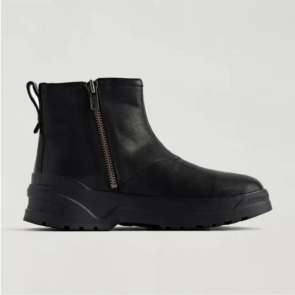 VAGABOND Shoemakers Boot Men’s Isac Black Leather Winter Curling Boot 42 NEW