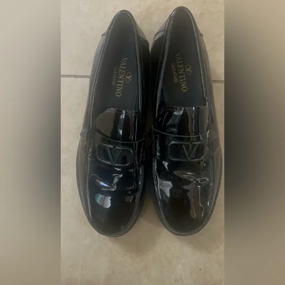 Valentino Garavani Men's Black Loafers