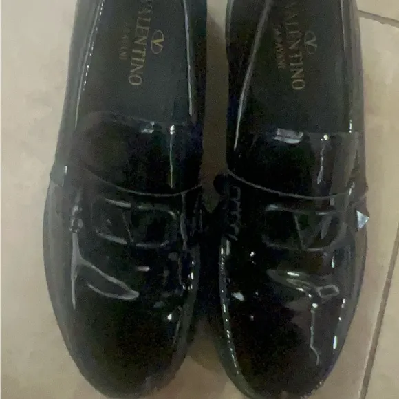 Valentino Garavani Men's Black Loafers
