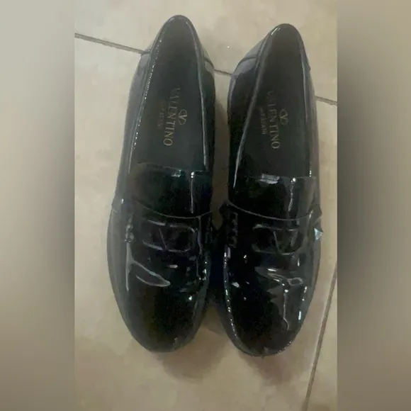 Valentino Garavani Men's Black Loafers