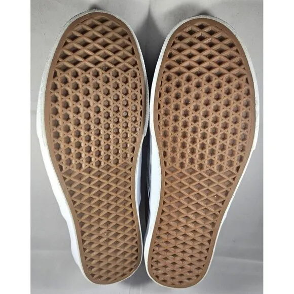 Vans Classic Slip On (Deboss Checkerboard) Grey Red Womens Casual Shoes