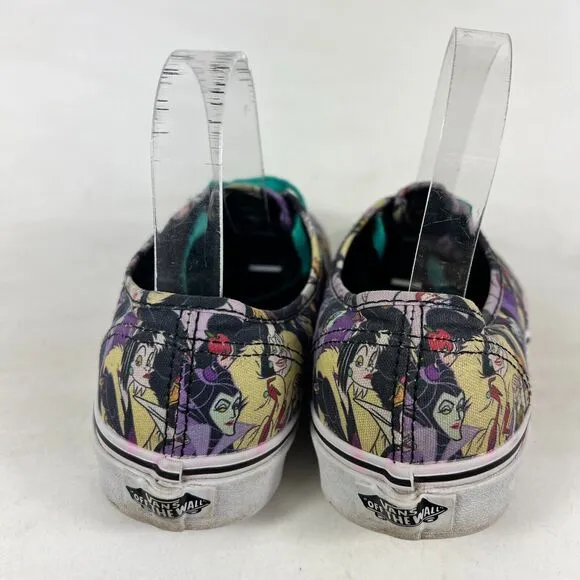 VANS Disney Villains Snow White Shoes Women's 8 Canvas Lace-Up Athletic Sneakers