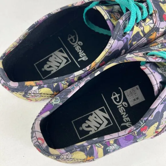 VANS Disney Villains Snow White Shoes Women's 8 Canvas Lace-Up Athletic Sneakers