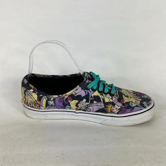 VANS Disney Villains Snow White Shoes Women's 8 Canvas Lace-Up Athletic Sneakers