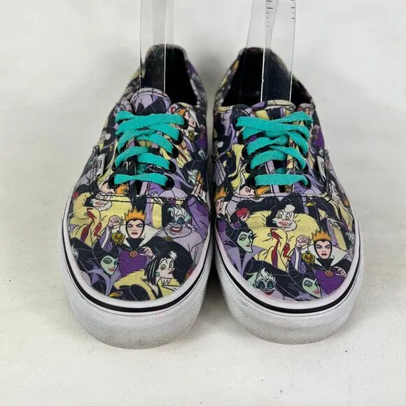 VANS Disney Villains Snow White Shoes Women's 8 Canvas Lace-Up Athletic Sneakers