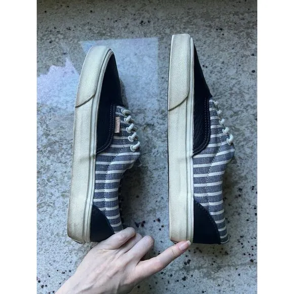 Vans Era CA Stripes Dress Blues Shoes Sneakers Men’s 8 Women’s 9.5 Unisex EUC