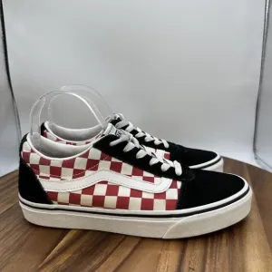 Vans Old Skool Checkerboard Low Top Shoes Suede Skater Casual Lace Women's 7.5