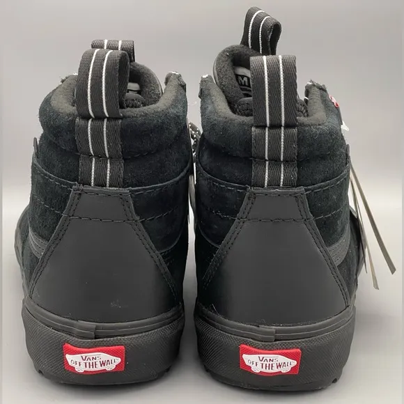 Vans Sk8 Hi Mte 2 Black/Black 3M Primaloft Hydroguard Boots Men’s 8 &amp; 9 NEW
