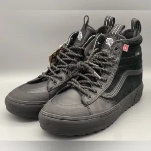 Vans Sk8 Hi Mte 2 Black/Black 3M Primaloft Hydroguard Boots Men’s 8 &amp; 9 NEW