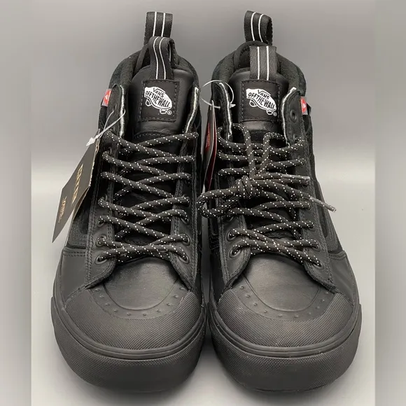 Vans Sk8 Hi Mte 2 Black/Black 3M Primaloft Hydroguard Boots Men’s 8 &amp; 9 NEW