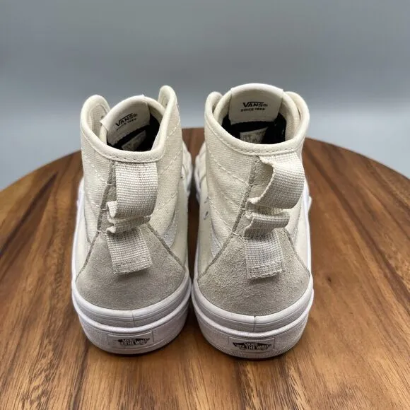 Vans Ultracush Shoes Womens Size 7 Waffle Cup High Top Off White Comfort Sneaker