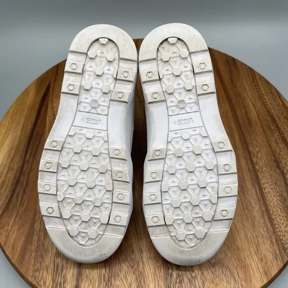 Vans Ultracush Shoes Womens Size 7 Waffle Cup High Top Off White Comfort Sneaker