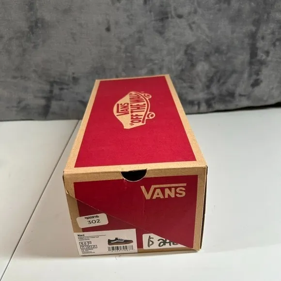 Vans Ward Low-Top Skate‎ Sneakers Brown Gum Sole Casual Shoes Kids Size 6