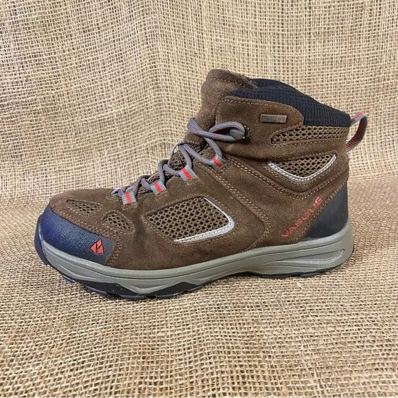 Vasque  Boots Breeze Leather Hiking Brown Waterproof Women's size 7 Children 6