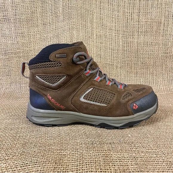 Vasque  Boots Breeze Leather Hiking Brown Waterproof Women's size 7 Children 6