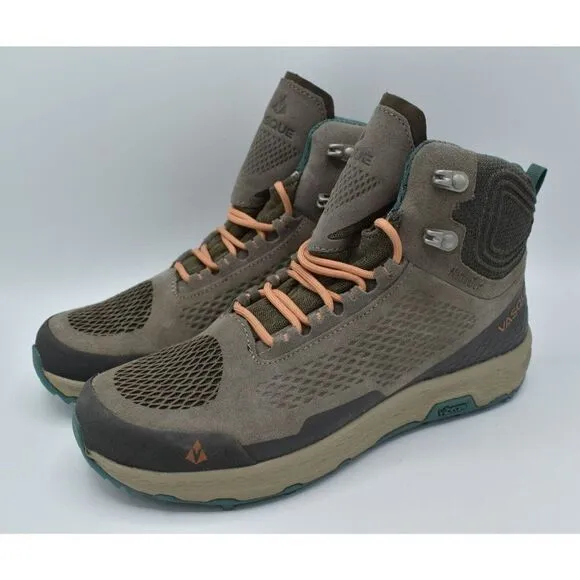 Vasque Womens Size 7.5 Breeze LT NTX Mid Bungee Cord Hiking Boots Shoes