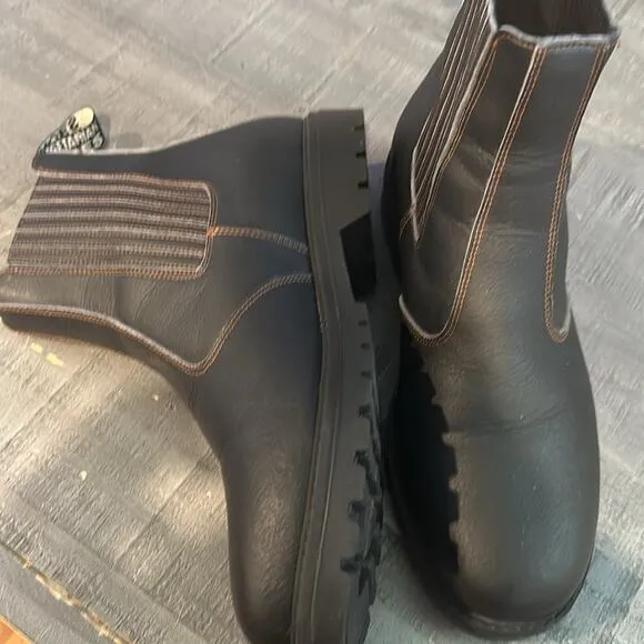Vegetarian Shoes Airseal Chelsea Chukka Boots Brown
