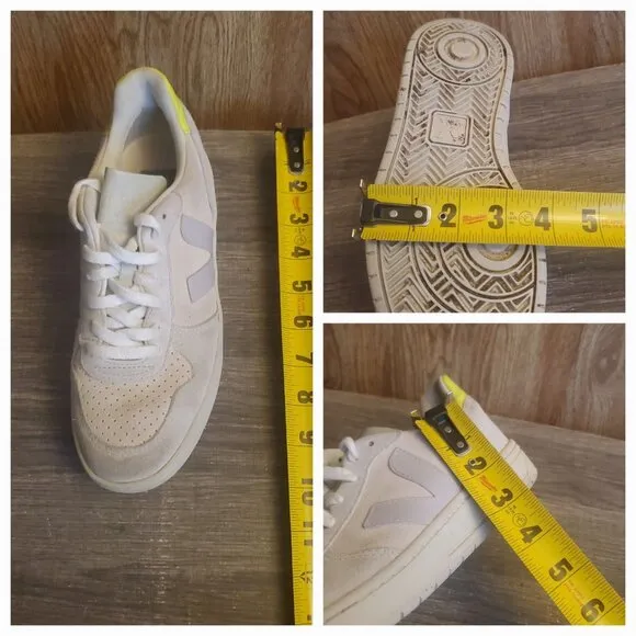 Veja V-10 Casual Sneaker Shoes Women's Size 6 Beige