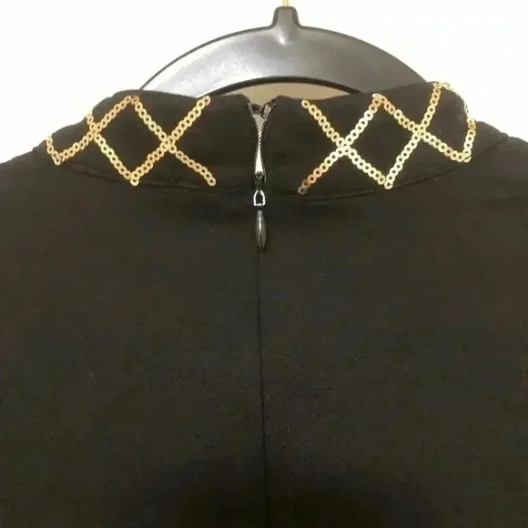 ⭐️🖤Venus Black and Gold Sequin Bodycon Dress ⭐️🖤