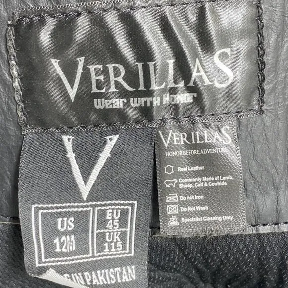 Verillas Men's Ares Knee-High Boots – Size 12 – Black – Lace-Up with Side Zip