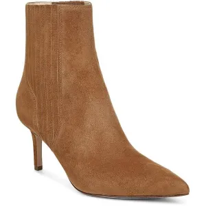 Veronica Beard Womens Lisa 70 Brown Suede Ankle Chelsea Boots Shoes Used