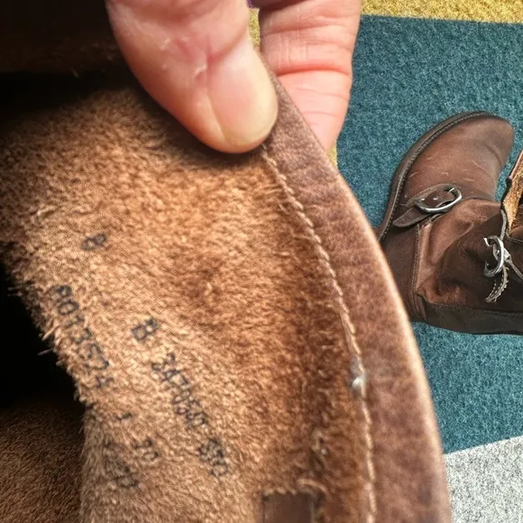 Veronica Frye Brown Leather Boots