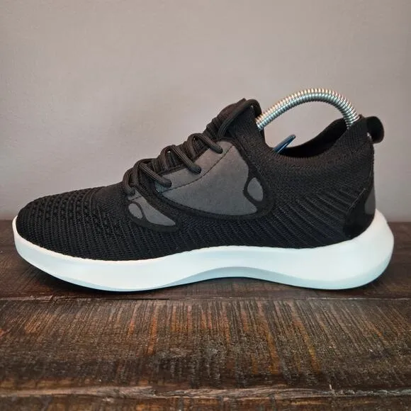 Vessi Everyday 2.0 Mens Size 7 Lace Up Waterproof Shoes Sneakers Black White