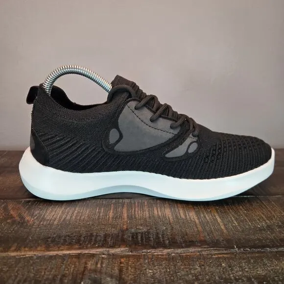 Vessi Everyday 2.0 Mens Size 7 Lace Up Waterproof Shoes Sneakers Black White