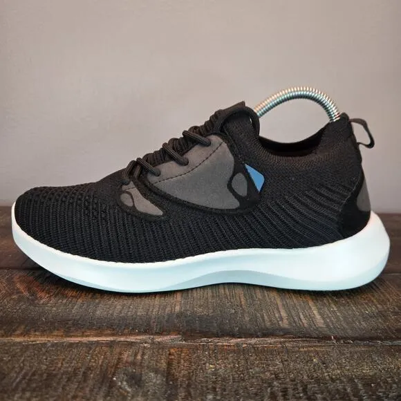 Vessi Everyday 2.0 Mens Size 7 Lace Up Waterproof Shoes Sneakers Black White