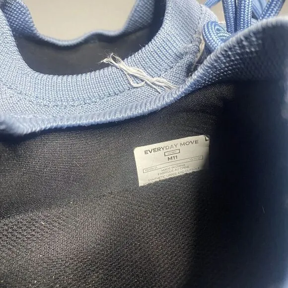Vessi Everyday Move Mens Size 11 Comfort Shoes Sneakers Blue Knit