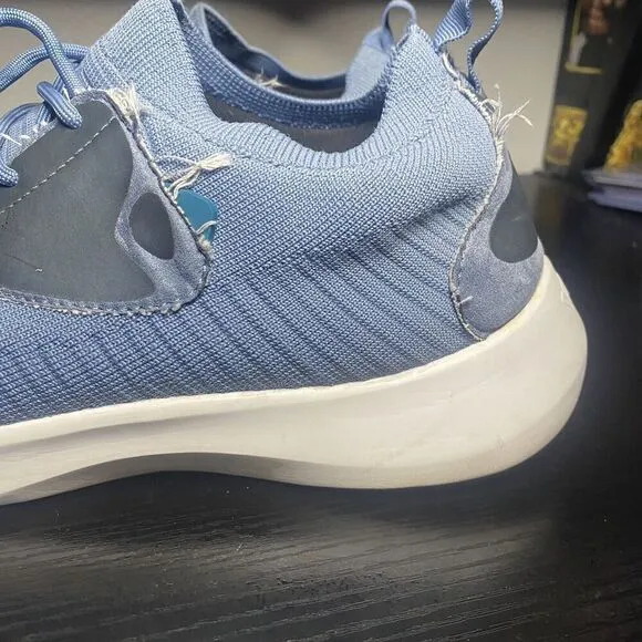 Vessi Everyday Move Mens Size 11 Comfort Shoes Sneakers Blue Knit