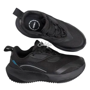 Vessi Tidal Black on Black Waterproof Dyma-Tex Vegan Lace Up Sneaker Womens 5.5