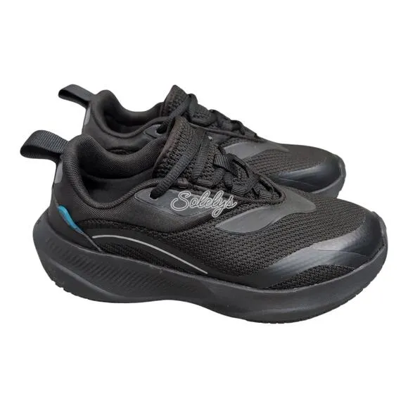 Vessi Tidal Black on Black Waterproof Dyma-Tex Vegan Lace Up Sneaker Womens 5.5