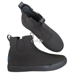 Vessi Weekend Chelsea Asphalt Black on Black DymaTex Knit Waterproof Boot Men 11