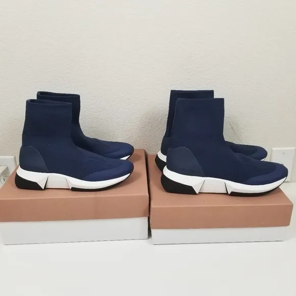 Via Spiga Verion Sapphire Sock Boots Sneakers