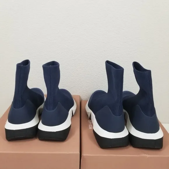 Via Spiga Verion Sapphire Sock Boots Sneakers