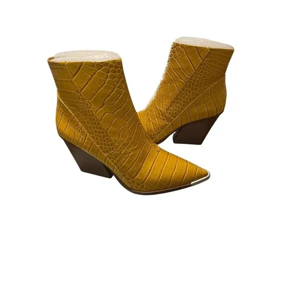 Vince Camuto Anikah Boots Womens 9.5 Pointed Toe Cowgirl‎ Western Leather Shoes