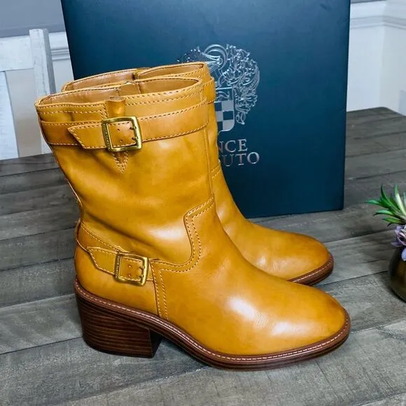 Vince Camuto Vergila Block Heel Bootie Ankle Women’s Boots Size 10
